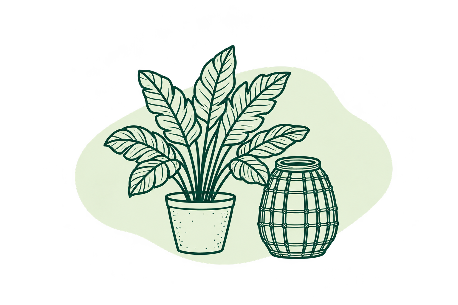 Planten en decoratie eenvoudig combineren