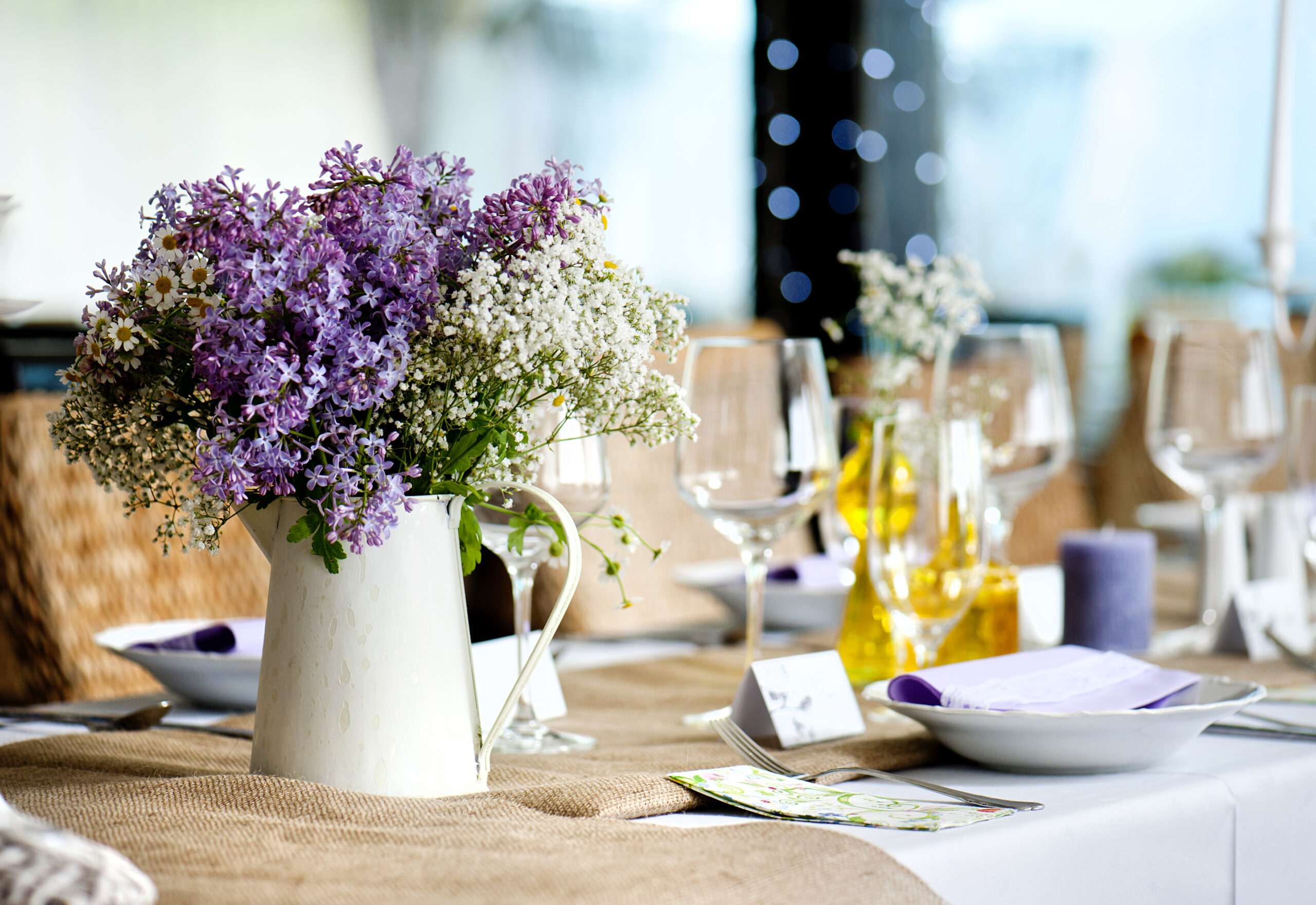 Bloemdecoratie voor feesten en evenementen